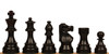 French Lardy Staunton Chess Set - Ebonized & Boxwood Pieces - Macassar & Bird's-Eye Maple Board & Box - 3.25" King
