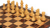French Lardy Staunton Chess Set - Ebonized & Boxwood Pieces - Macassar & Bird's-Eye Maple Board - 2.75" King