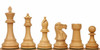 British Staunton Chess Set - Ebony & Boxwood Pieces - Macassar & Bird's-Eye Maple Chess Board - 3.5" King