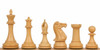 New Exclusive Series Chess Set - Ebony & Boxwood Pieces - Macassar & Bird's-Eye Maple Chess Board & Box - 4" King