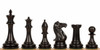 New Exclusive Series Chess Set - Ebonized & Natural Boxwood Pieces - Macassar & Bird's-Eye Maple Chess Board & Box - 3.5" King