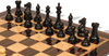 New Exclusive Series Chess Set - Ebonized & Natural Boxwood Pieces - Macassar & Bird's-Eye Maple Chess Board - 4" King