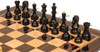 Dubrovnik Series Chess Set - Ebony & Boxwood Pieces - Macassar & Bird's-Eye Maple Chess Board - 3.9" King