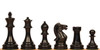 Old English Classic Staunton Chess Set - Ebony & Boxwood Pieces - Macassar & Bird's-Eye Maple Chess Board - 3.9" King