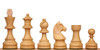 Queen's Gambit Chess Set - Ebonized & Natural Boxwood Pieces - Macassar & Bird's-Eye Maple Chess Board & Box - 3.75" King