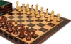 Vienna Coffee House Antique Reproduction Chess Set - Golden Rosewood & Boxwood Lacquered Pieces - Macassar & Bird's-Eye Maple Board & Box - 4" King