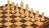 Walnut Burl & Maple Magnetic Travel Chess Set - 15.25"