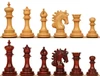 Imperfect Marengo Staunton Chess Set with Padauk & Boxwood Pieces - 4.25" King