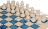 Scali Alabaster Chess Set - Blue & White - 15"