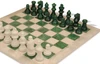 Scali Alabaster Chess Set - Green & White - 15"