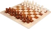 Scali Alabaster Chess Set - Brown & White - 15"