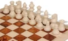 Scali Alabaster Chess Set - Brown & White - 15"
