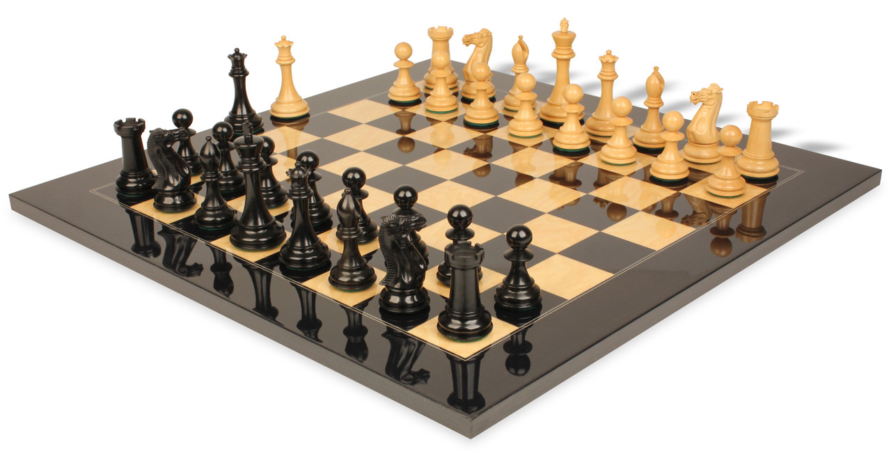 Black & Gold Chess Set Trio (50% OFF)