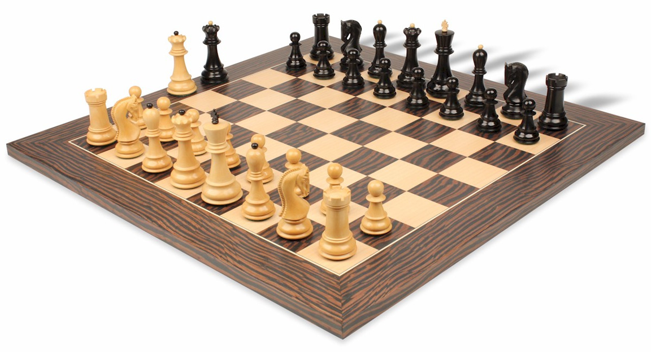 Ebony Chess Board with Rosewood Border - 2in Squares - ChessBaron Chess  Sets Canada - Call (213) 325 6540