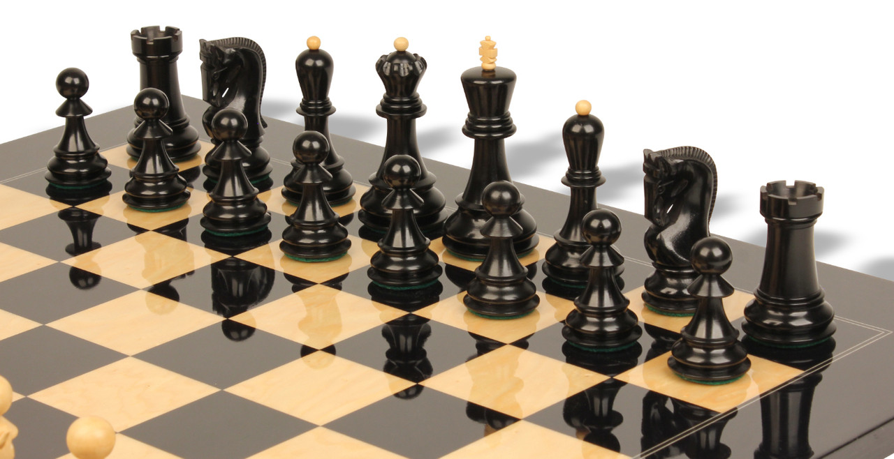 CLEARANCE - The Zagreb Elite Series Chess Set - 3.875 King
