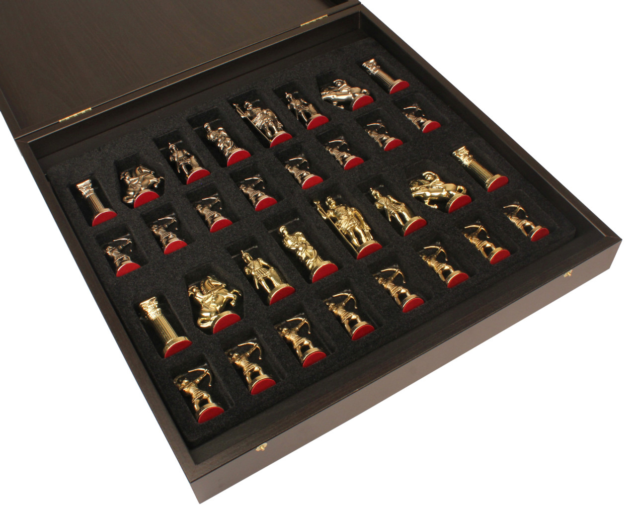 13 Luxury Desktop Archers Metal Chess Set with Case