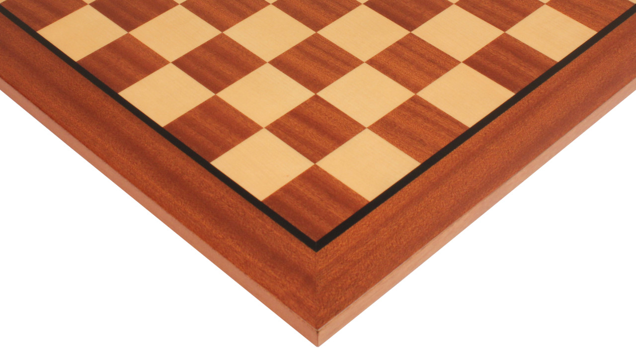 Chess Board – Classic Mahogany – 1.75” Squares – The Chess Store