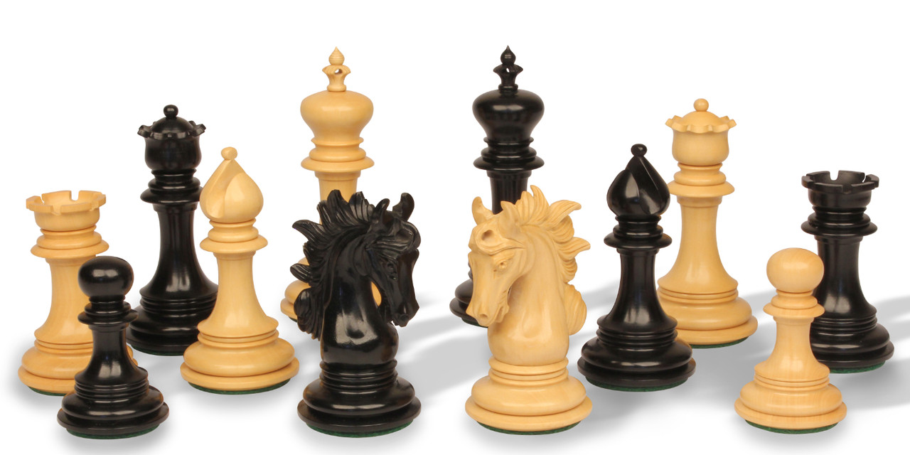 Knight Black  Staunton Chess Set Automatic – Thomas Earnshaw