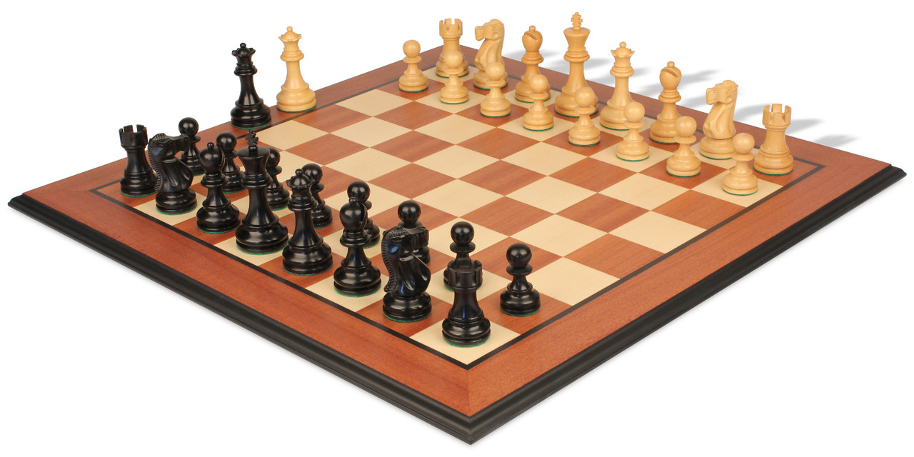 Chess Board – Classic Mahogany – 1.75” Squares – The Chess Store