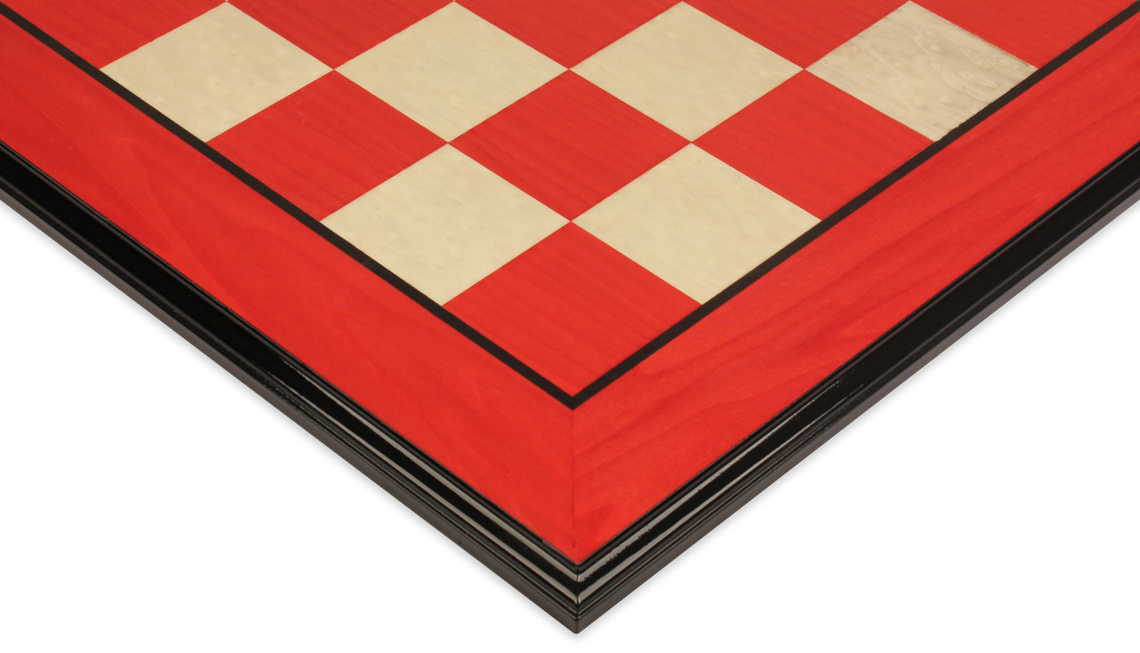 Chess Board – Molded Mahogany – 2.375” Squares – The Chess Store