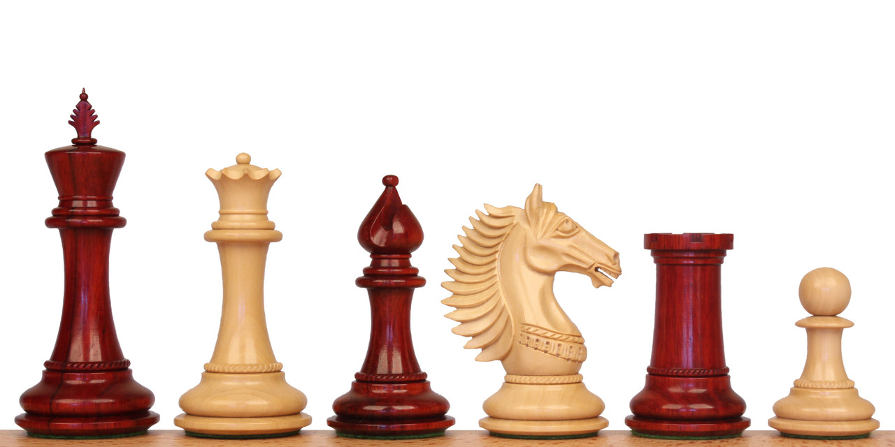 Luxury Chess in Padauk 4 5/8 King – Chess House