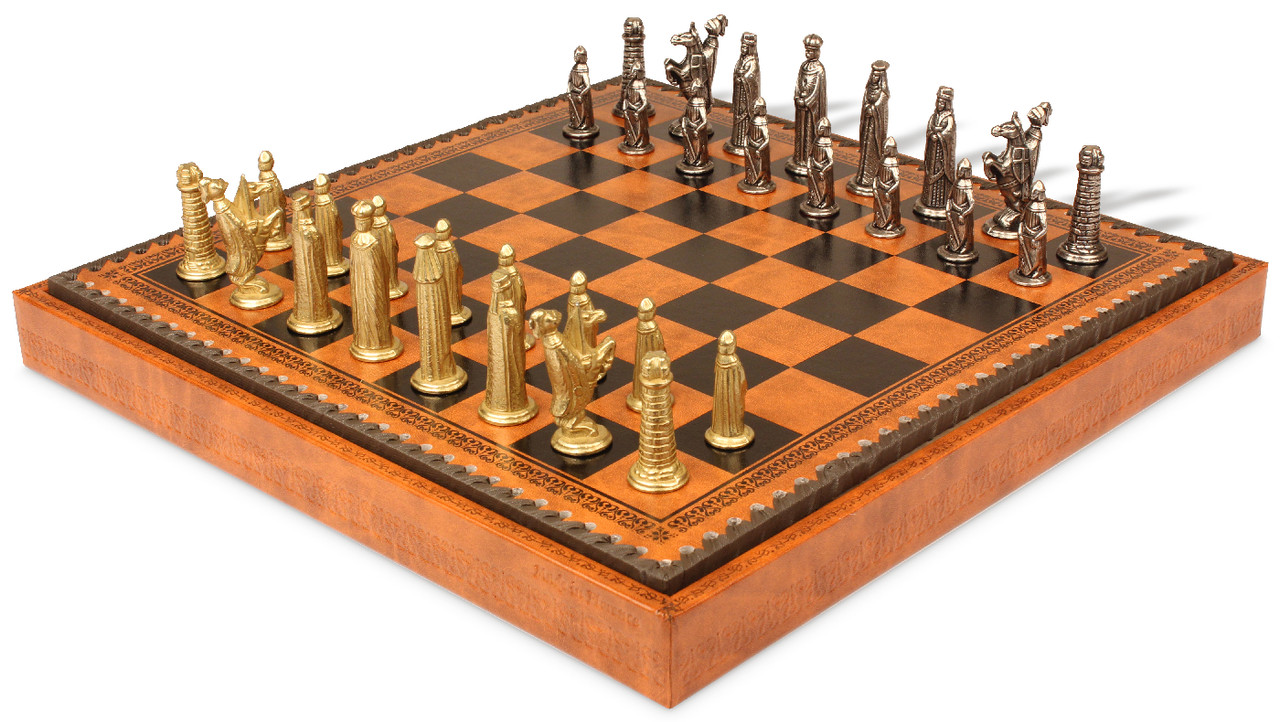 Analysis Chess Set & Board Combination