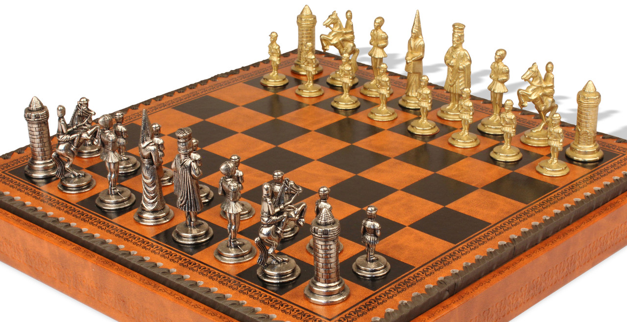 Leather Chess Set