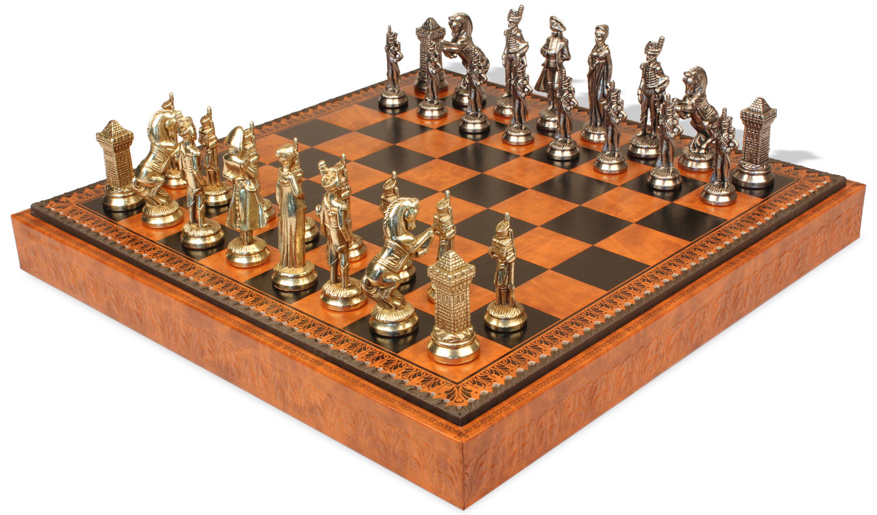 Leather Chess Board Roll, Chess Board International