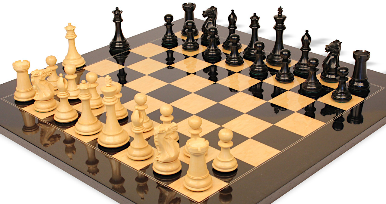 Westminster Series 4.4 Luxury Chess set in Ebony and Box Wood – Staunton  Castle