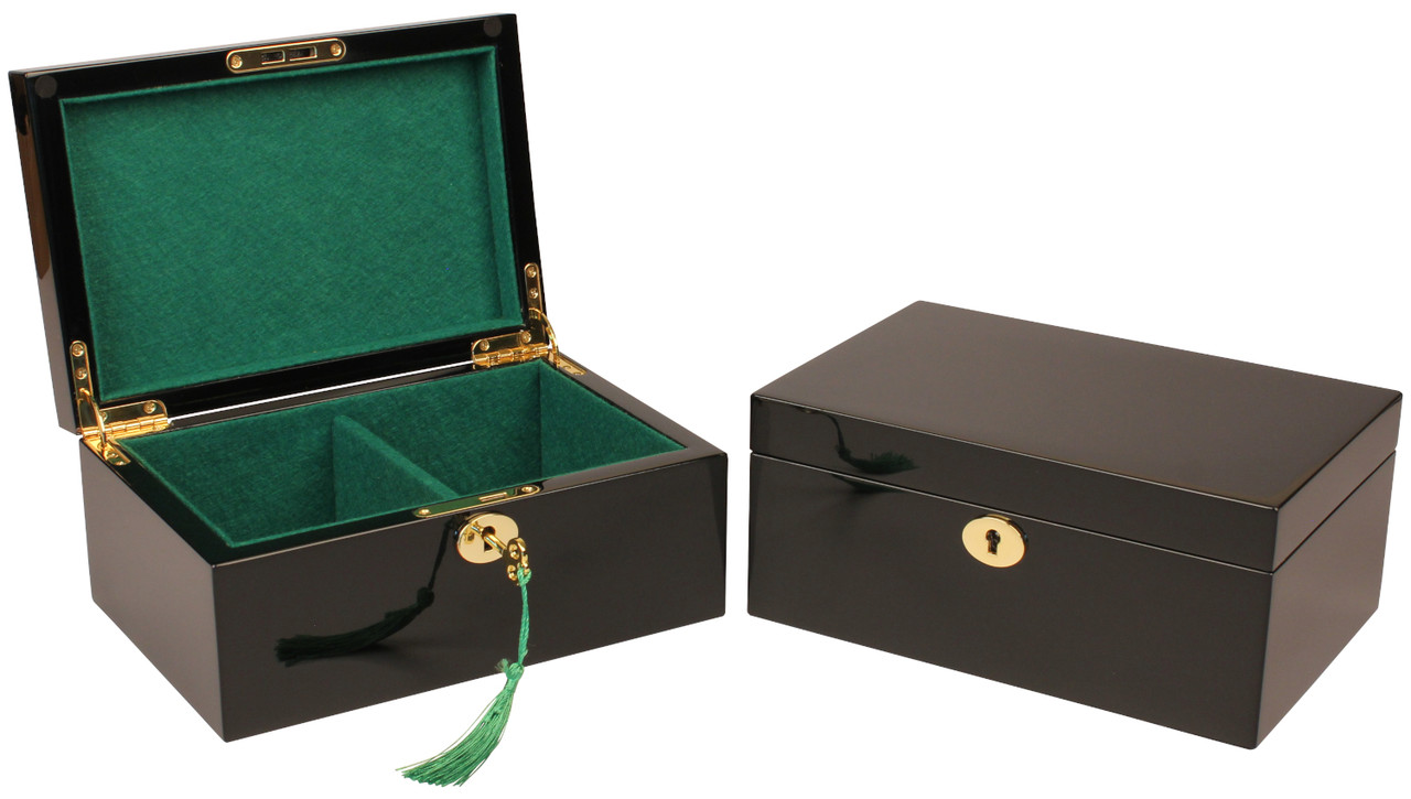 New Exclusive Staunton Chess Set Ebonized & Boxwood Pieces with Black & Ash  Burl Board & Box - 4