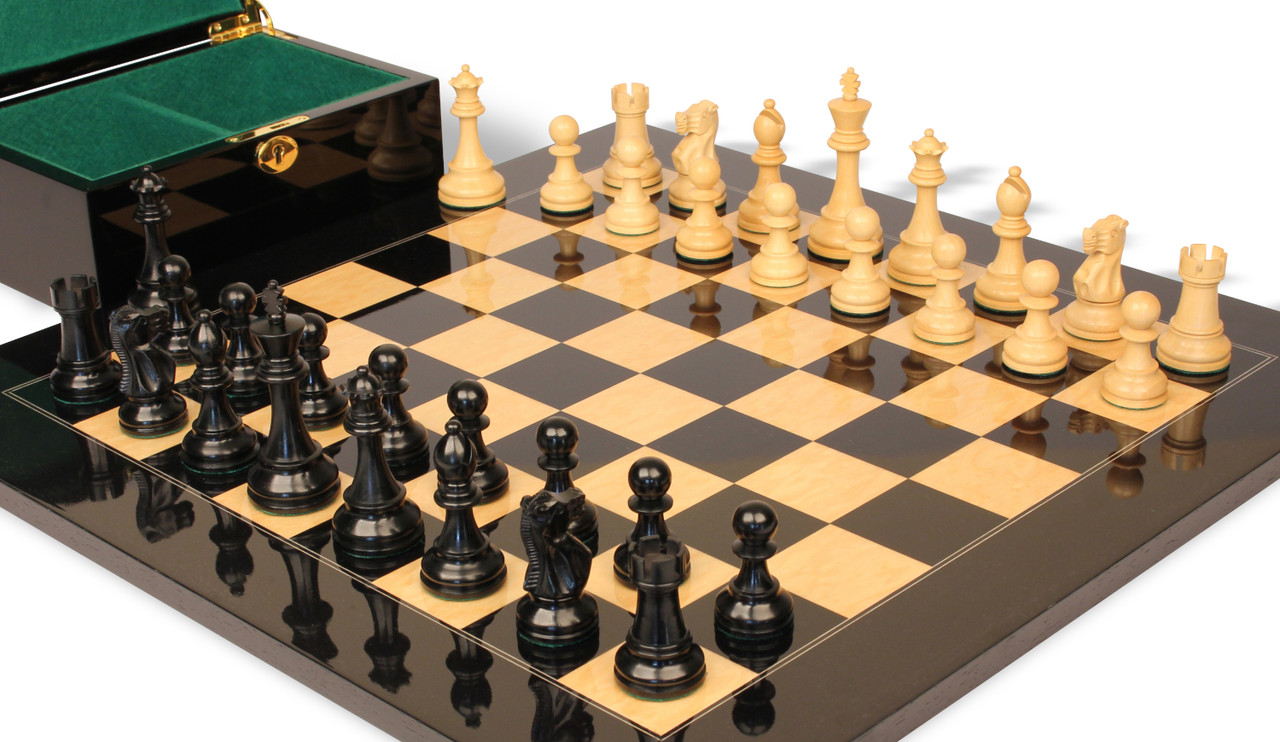 Set Scacchi The House Of Staunton Royale - Scacchiera E Cassetta In Legno