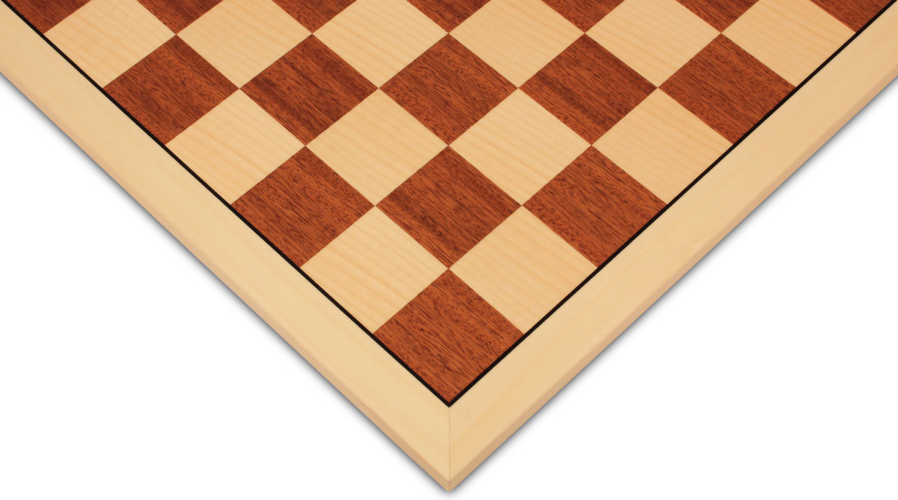 Chess Board – Classic Mahogany – 1.75” Squares – The Chess Store