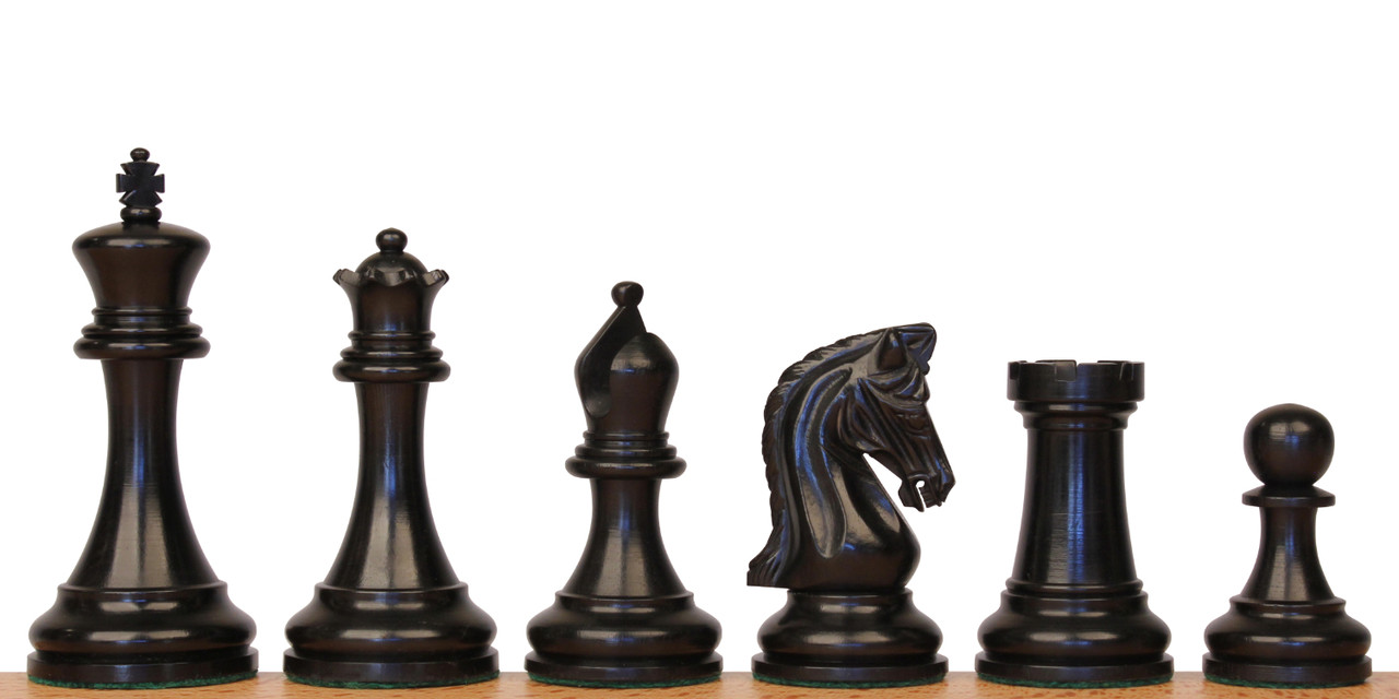 Chess Set in Black with World Map – ANTORINI®