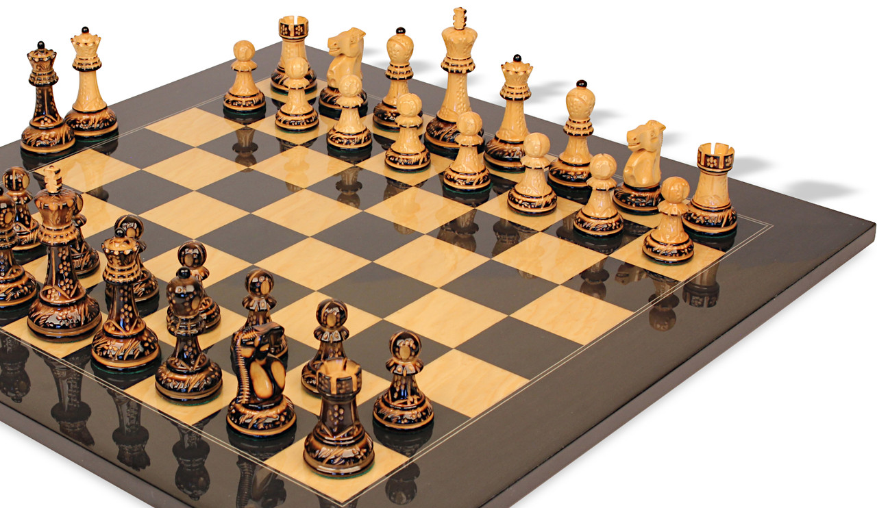 Buy Luxury Chess Board Solid Wood Tournament Series Wood Chess Online in  India 