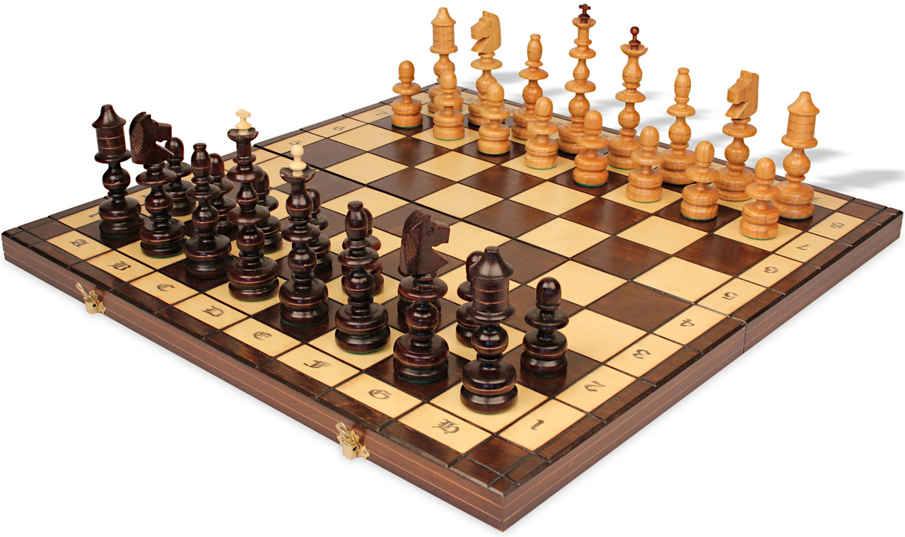 Trademark Games 2 Player Wood Chess & Reviews
