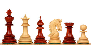 Hadrian Staunton Chess Set with Padauk Boxwood Pieces 44 King