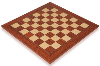 Rosewood & Maple Deluxe Chess Board - 2" Squares