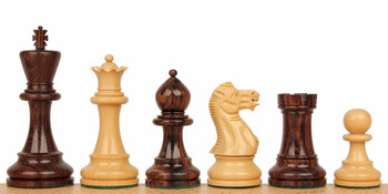 Parker Staunton Chess Set In Rosewood & Boxwood - 3.75" King