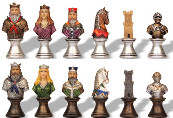 Medieval Bust Theme Chess Set