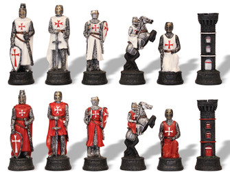 Theme Cast Resin Hand Painted Theme Chess Pieces Chess Pieces
