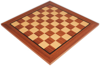 Mahogany & Maple Classic Chess Board - 2" Squares