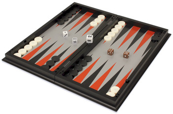 Backgammon, Chess, & Checkers Folding Magnetic Travel Set - 12.5"