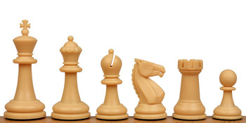 Guardian Plastic Chess Set Black & Camel Piece With Black Roll-up Chess Board