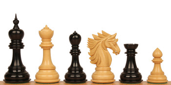 Bucephalus Staunton Chess Set with Ebony Boxwood Pieces 45 King