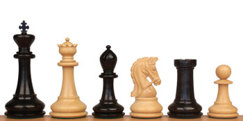 Sultan Staunton Chess Set with Ebony Boxwood Pieces 45 King