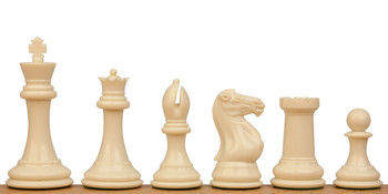 Professional Series Plastic Chess Set Black & Ivory Pieces - King