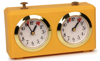 The Chess Store Club Special Analog Chess Clock - Yellow