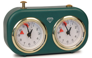 Diamond Ultimate Analog Chess Clock - Green