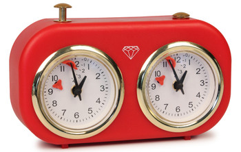 Diamond Ultimate Analog Chess Clock - Red