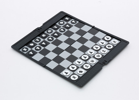 Chess & Checkers Folding Magnetic Travel Set - 14